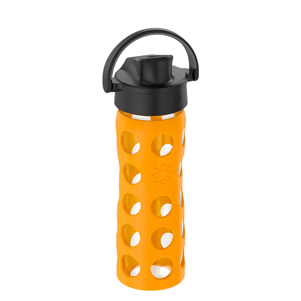 16oz Water Bottle with Silicone Sleeve and Active Cap