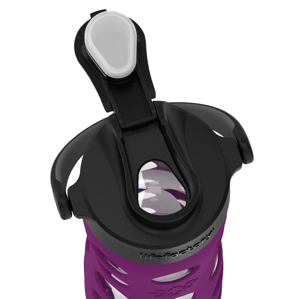 16oz Water Bottle with Silicone Sleeve and Active Cap