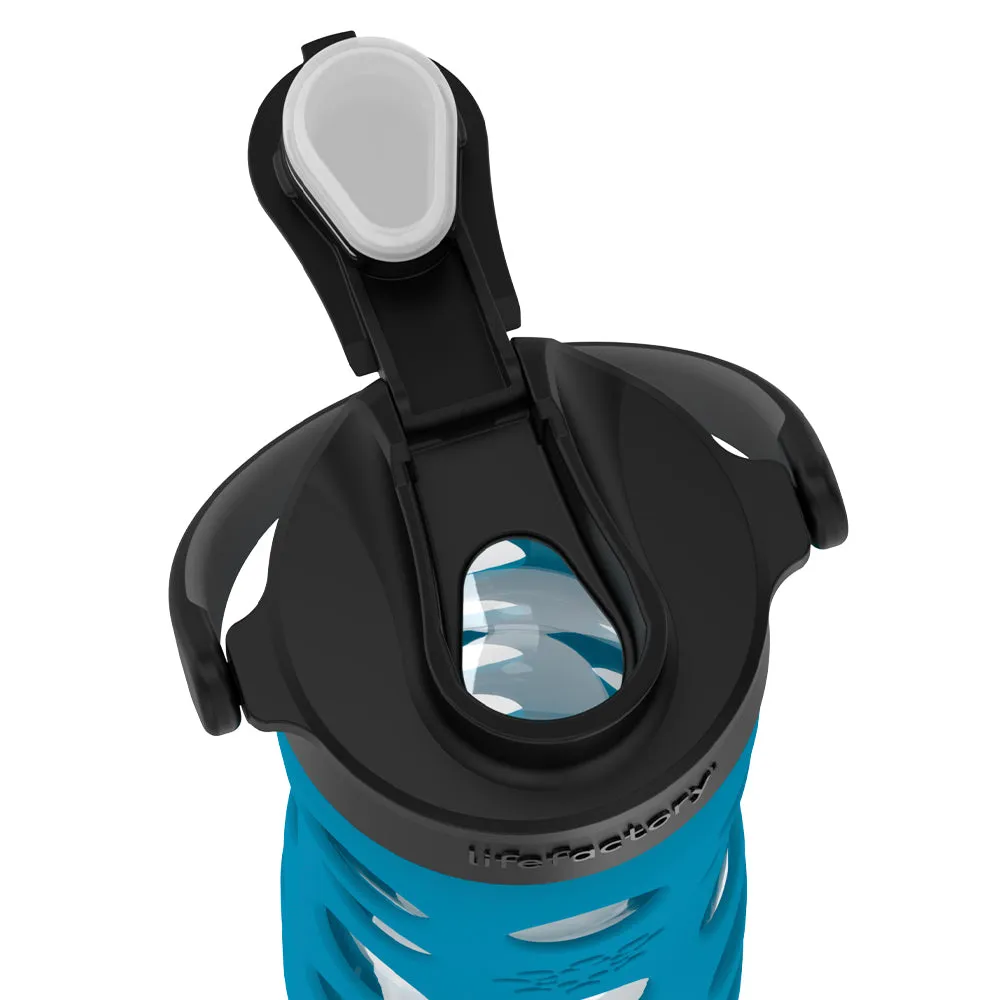 16oz Water Bottle with Silicone Sleeve and Active Cap