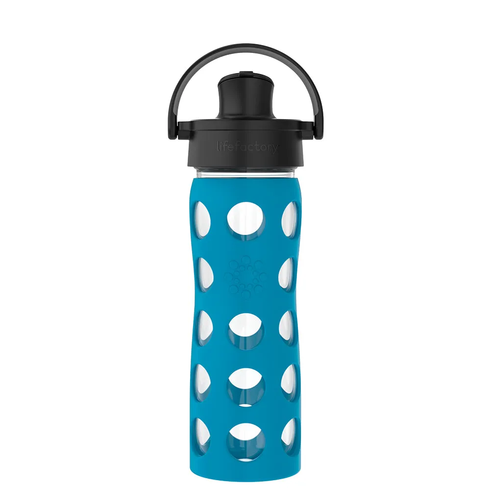 16oz Water Bottle with Silicone Sleeve and Active Cap