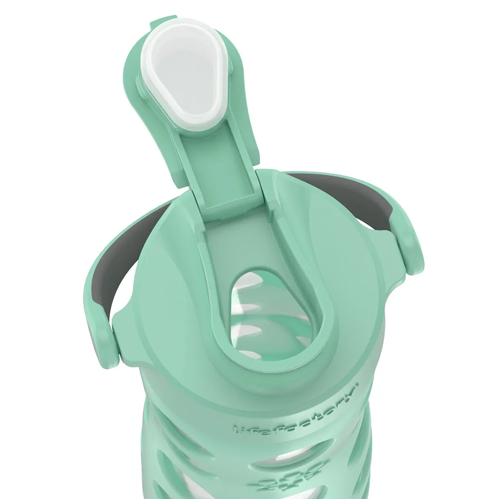 16oz Water Bottle with Silicone Sleeve and Active Cap