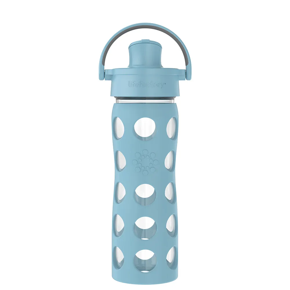 16oz Water Bottle with Silicone Sleeve and Active Cap