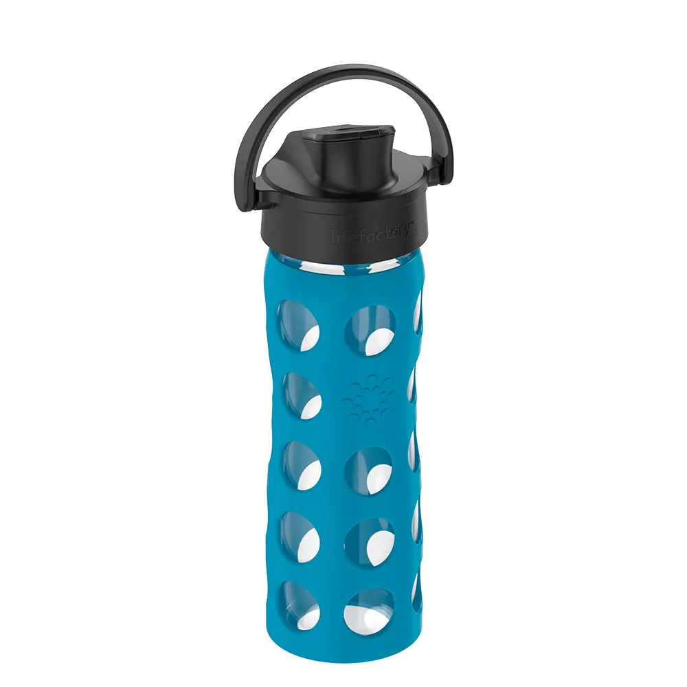 16oz Water Bottle with Silicone Sleeve and Active Cap