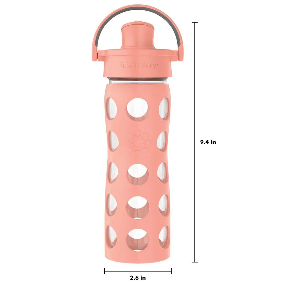 16oz Water Bottle with Silicone Sleeve and Active Cap