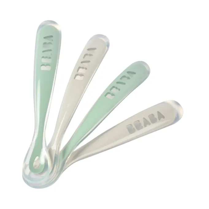 1st Stage Ergonomic Silicone Spoons - Set of 4