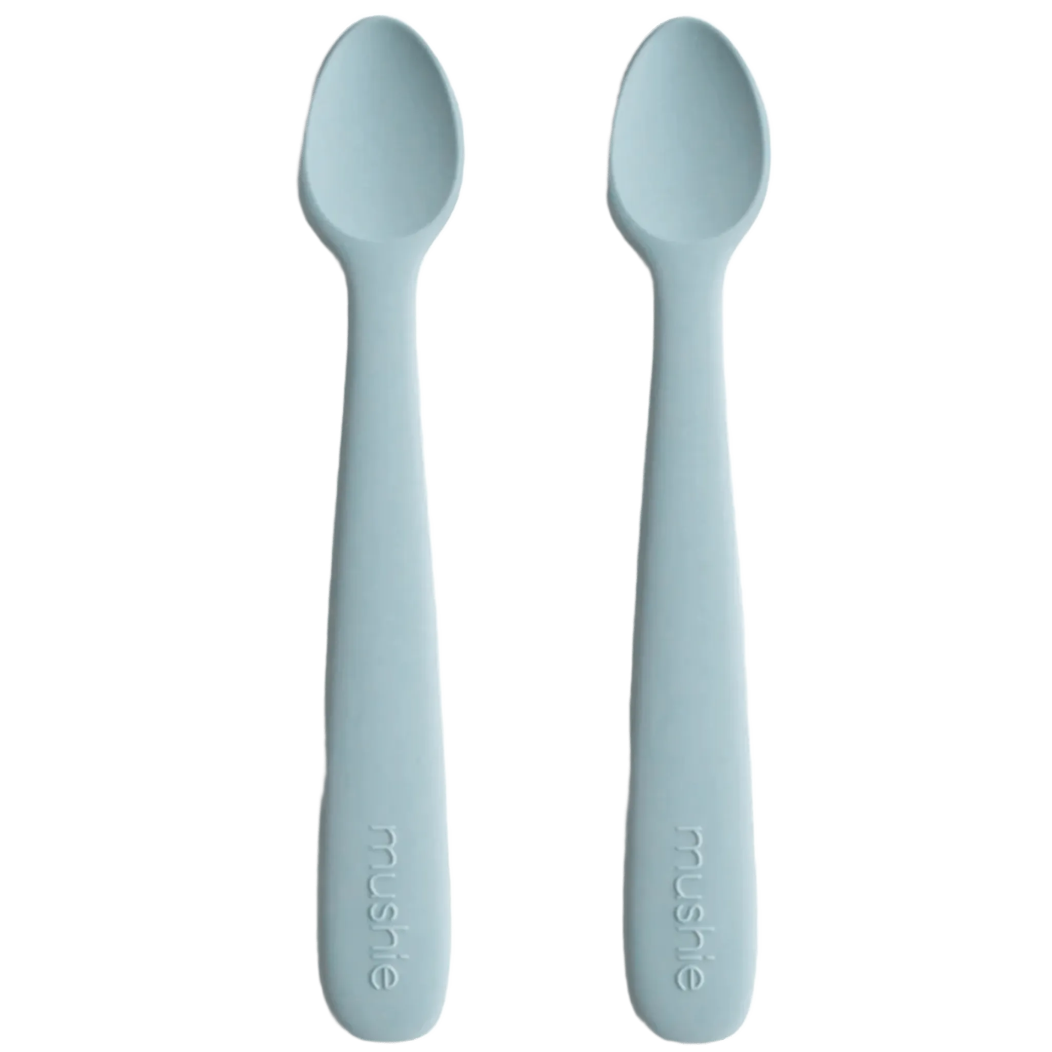 2-Pack Silicone Feeding Spoons - Powder Blue