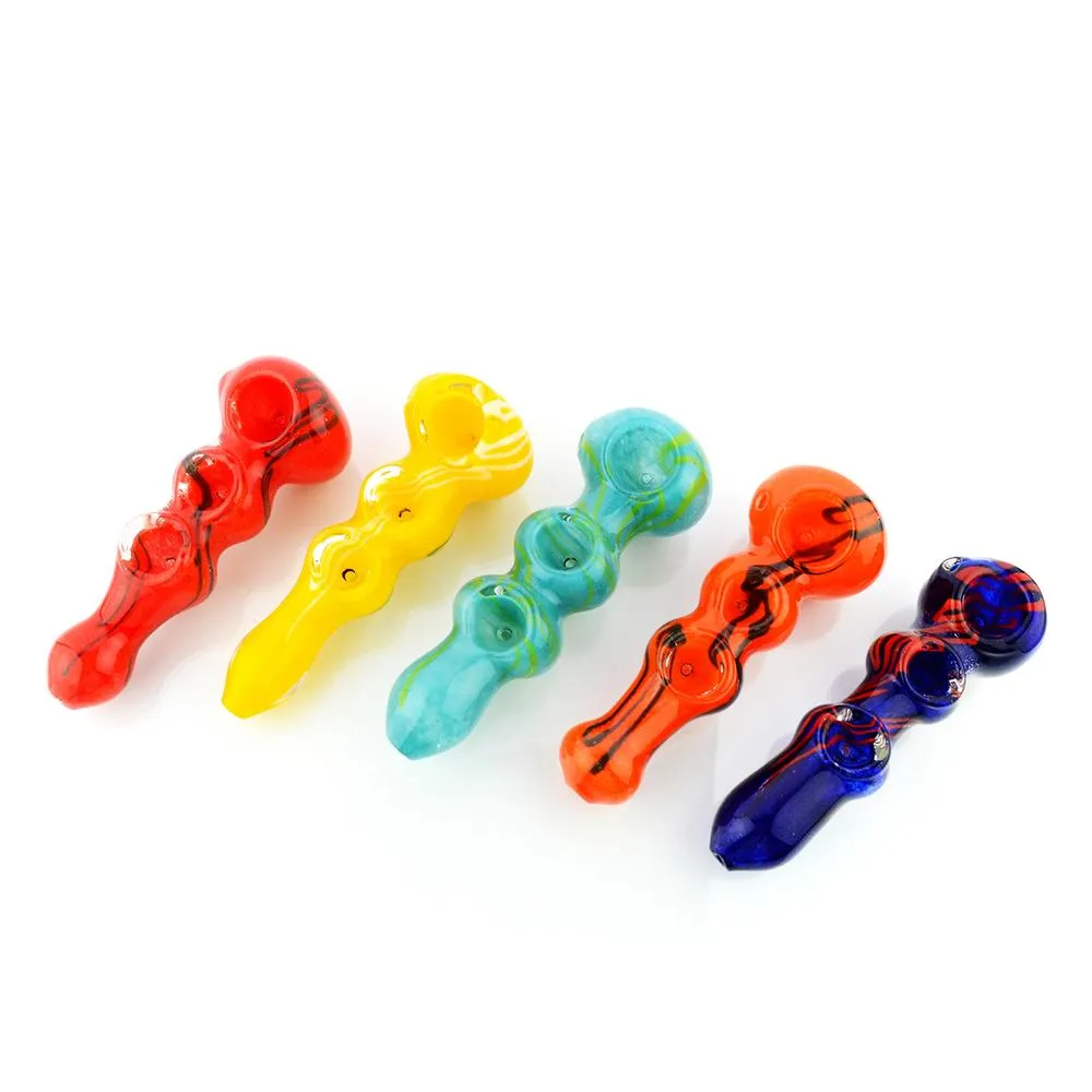 5.5” Triple Bowl Glass Pipe