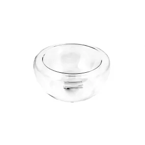 6 x 120ml Small Double-Walled, Glass Bowl