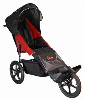 Adaptive Star Axiom ENDEAVOUR 2 Indoor/Outdoor Mobility Push Chair, Red