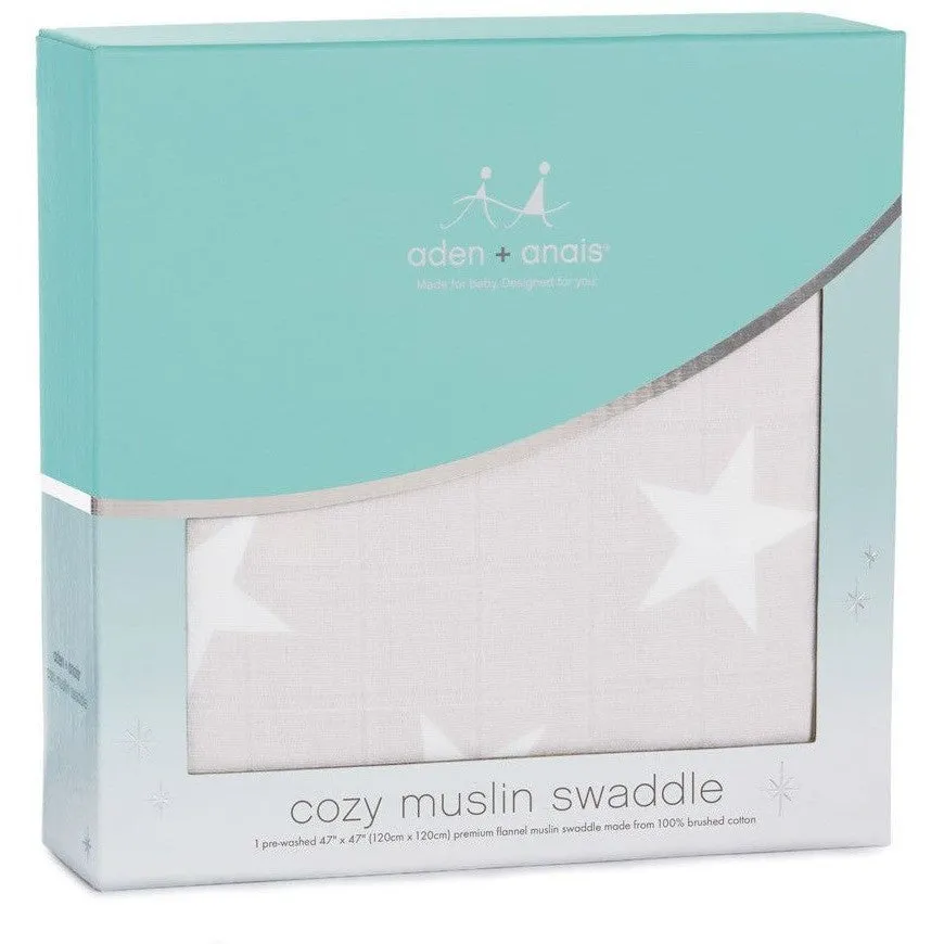 Aden and Anais - Flannel Muslin Swaddle - Fate