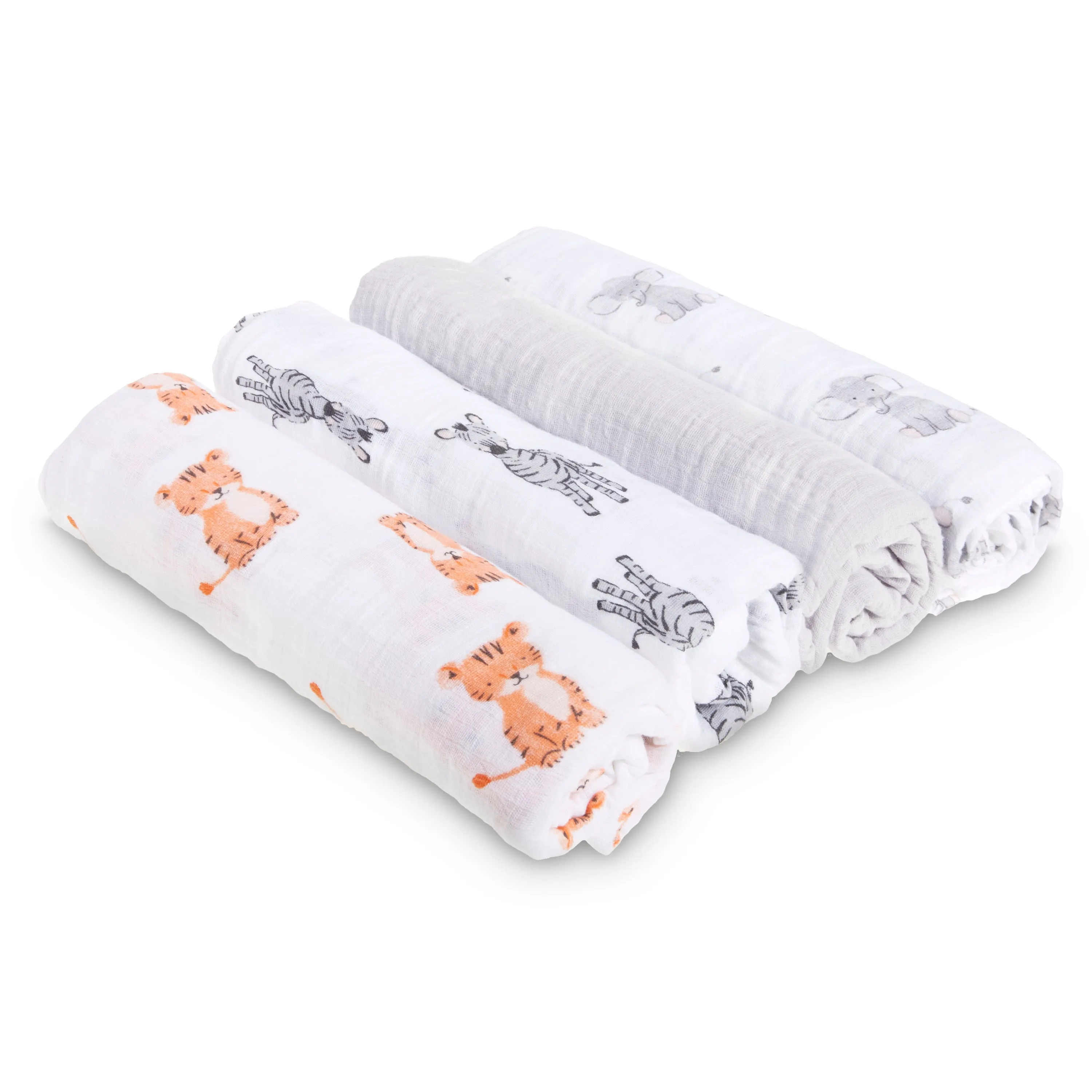 aden by aden   anais: safari babes classic muslin swaddles multi pack 4