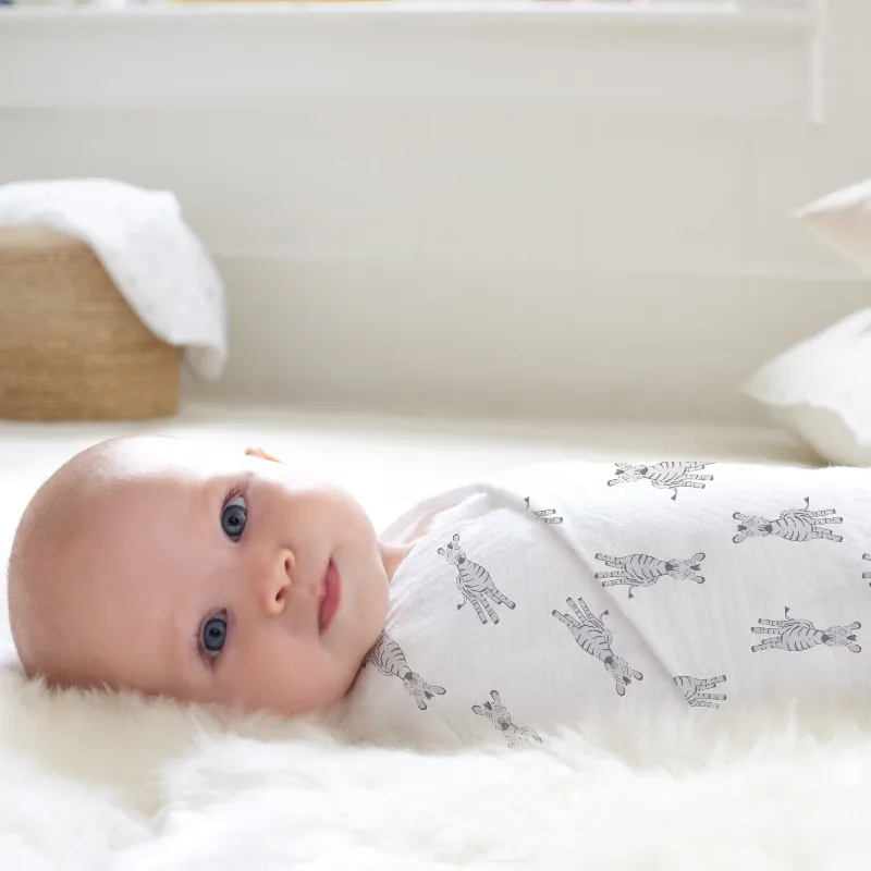 aden by aden   anais: safari babes classic muslin swaddles multi pack 4