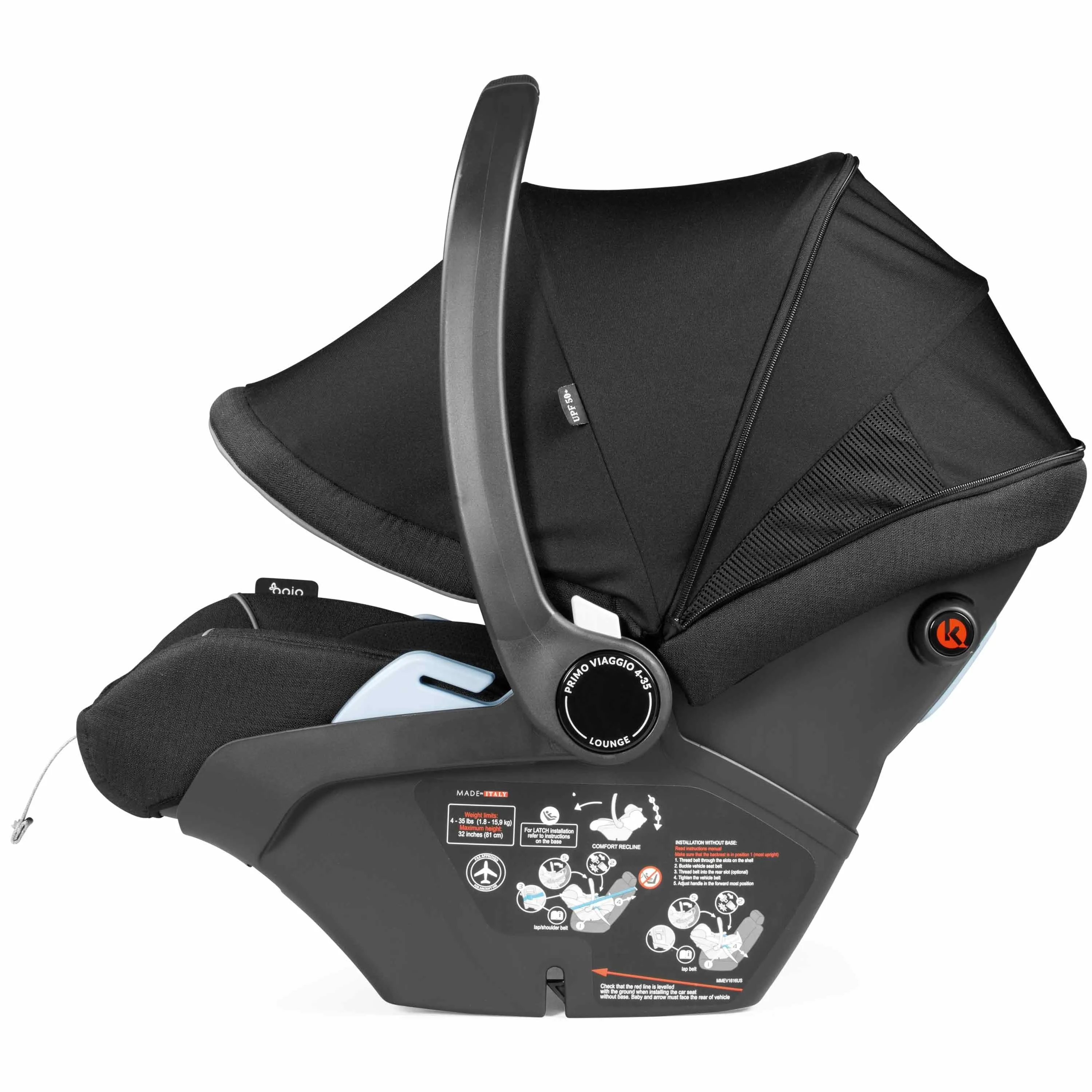 Agio Primo Viaggio 4/35 Lounge Infant Car Seat   Base