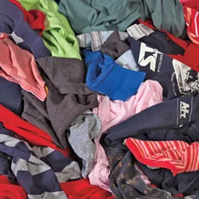 All Rags R301-50 T-Shirt Knit Rag, 15 in L, 15 in W, Cotton :BX: QUANTITY: 1