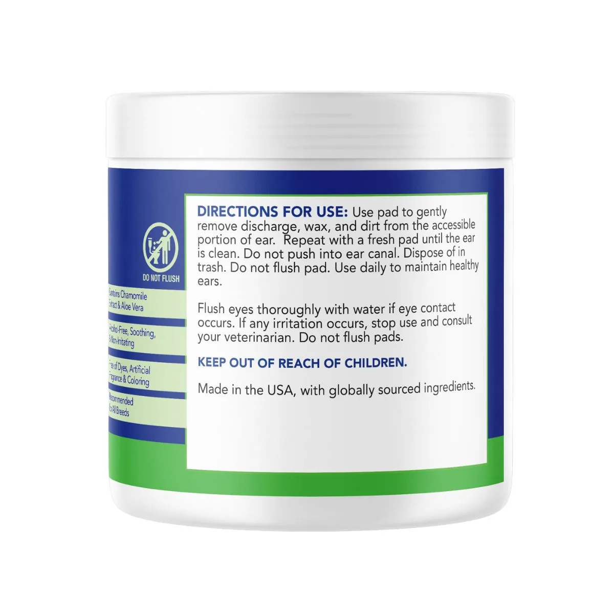 Angel's Eyes Gentle Ear Cleaning Wipes 100Ct