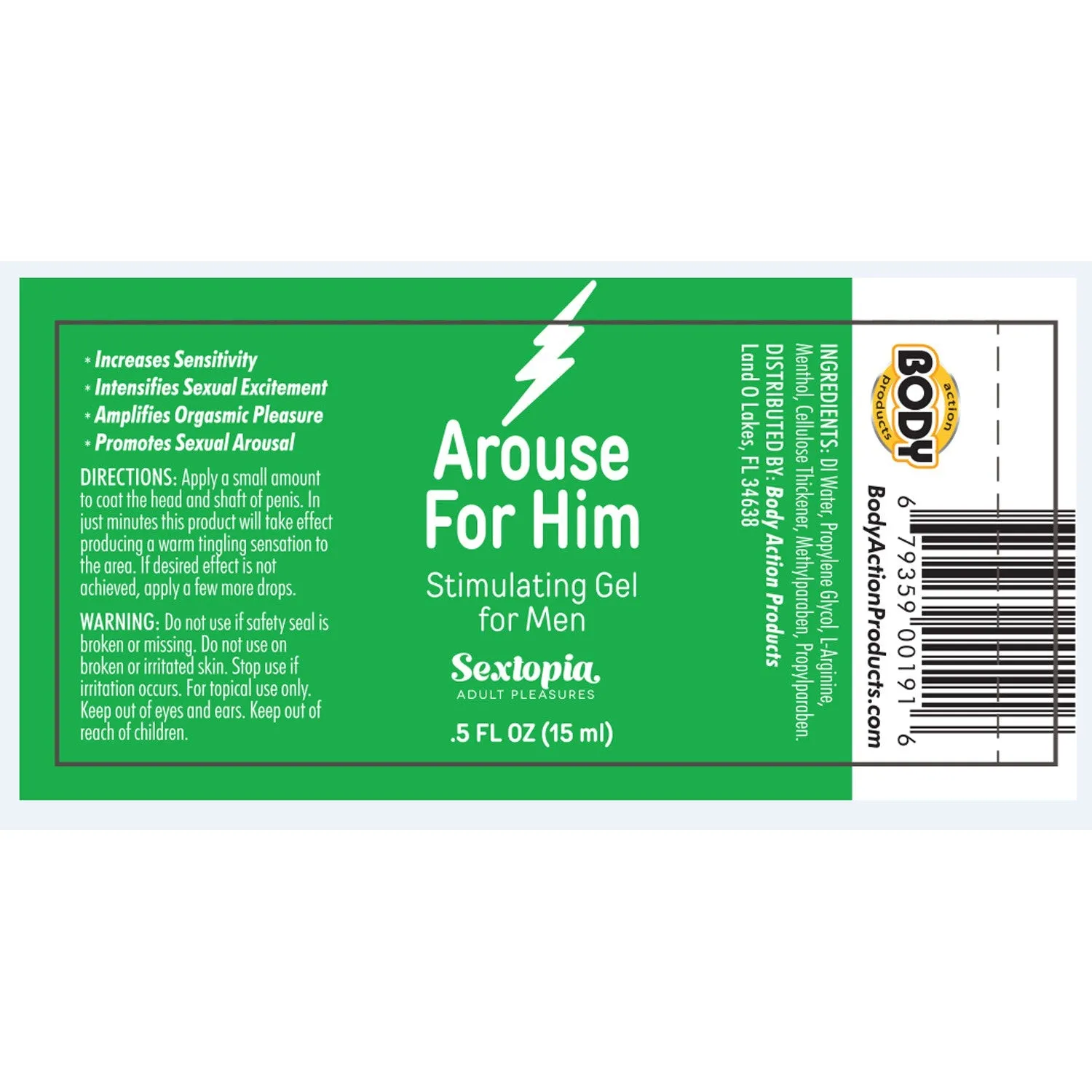 Arouse for Him Stimulating Gel 5 Oz