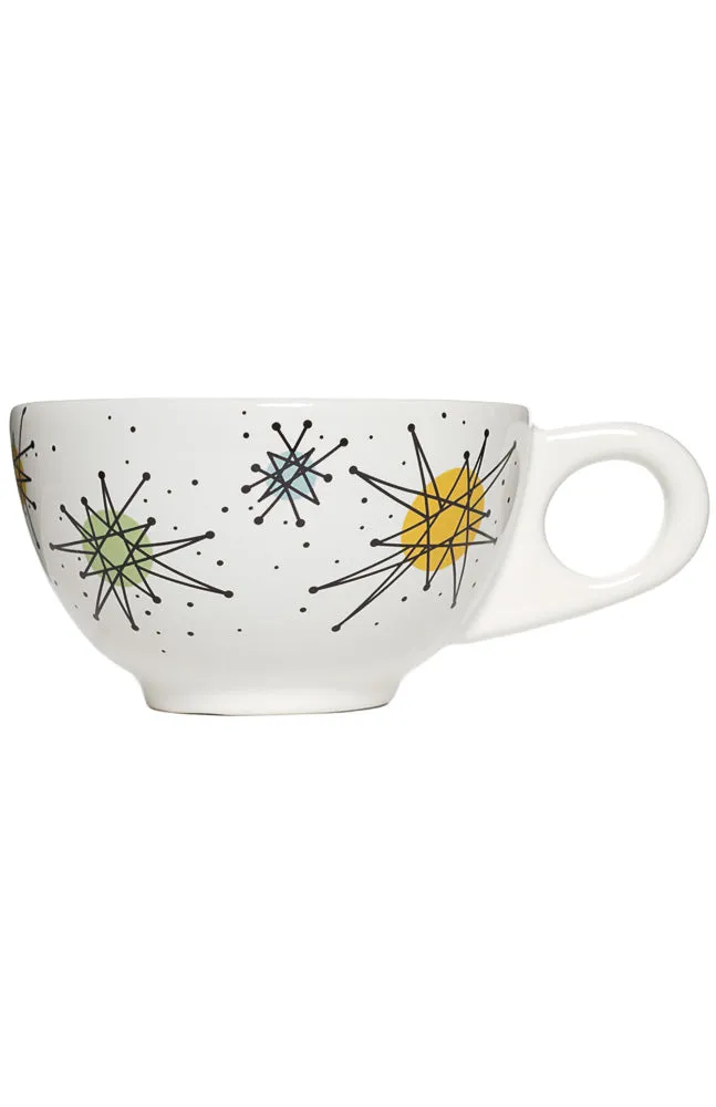ATOMIC DINER TEA CUP WITH SAUCER