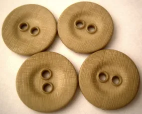 B1103 19mm Beige Lightly Textured Linen Effect 2 Hole Button