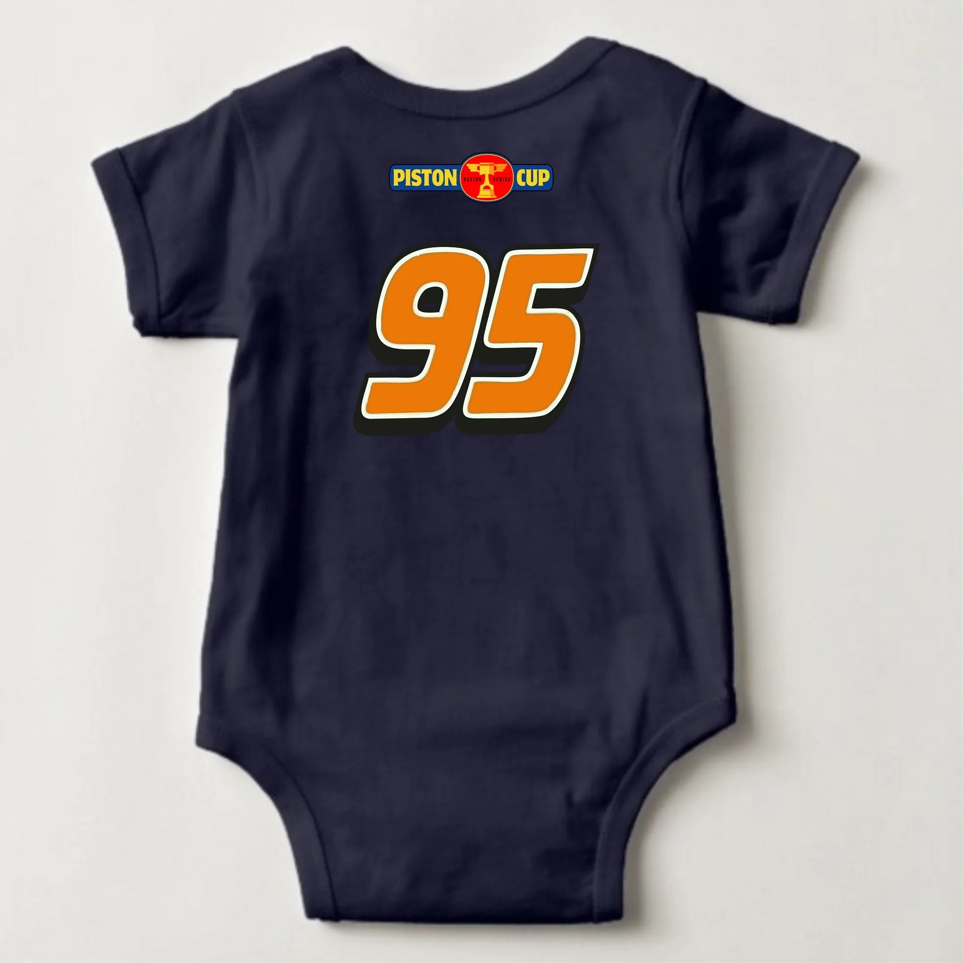 Baby Birthday Onesies  - The Cars Rust-eze Navy