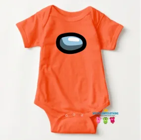 Baby Character Among Us Onesies -  Orange