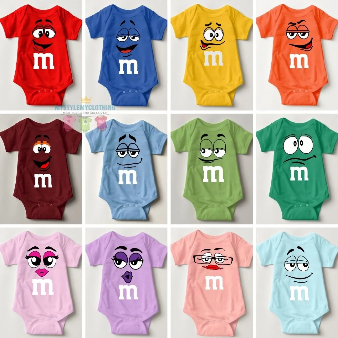 Baby Character Onesies - M&M's Light Blue