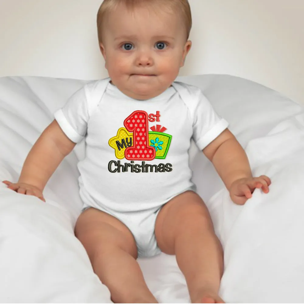 Baby Christmas Holiday Onesies - First Christmas