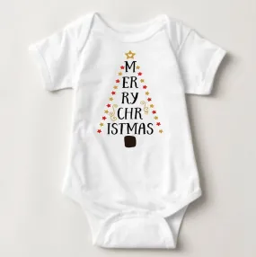Baby Christmas Holiday Onesies - Merry Christmas