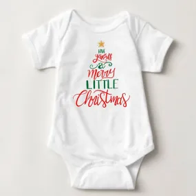 Baby Christmas Holiday Onesies - Merry Little Christmas