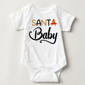 Baby Christmas Holiday Onesies - Santa Baby II