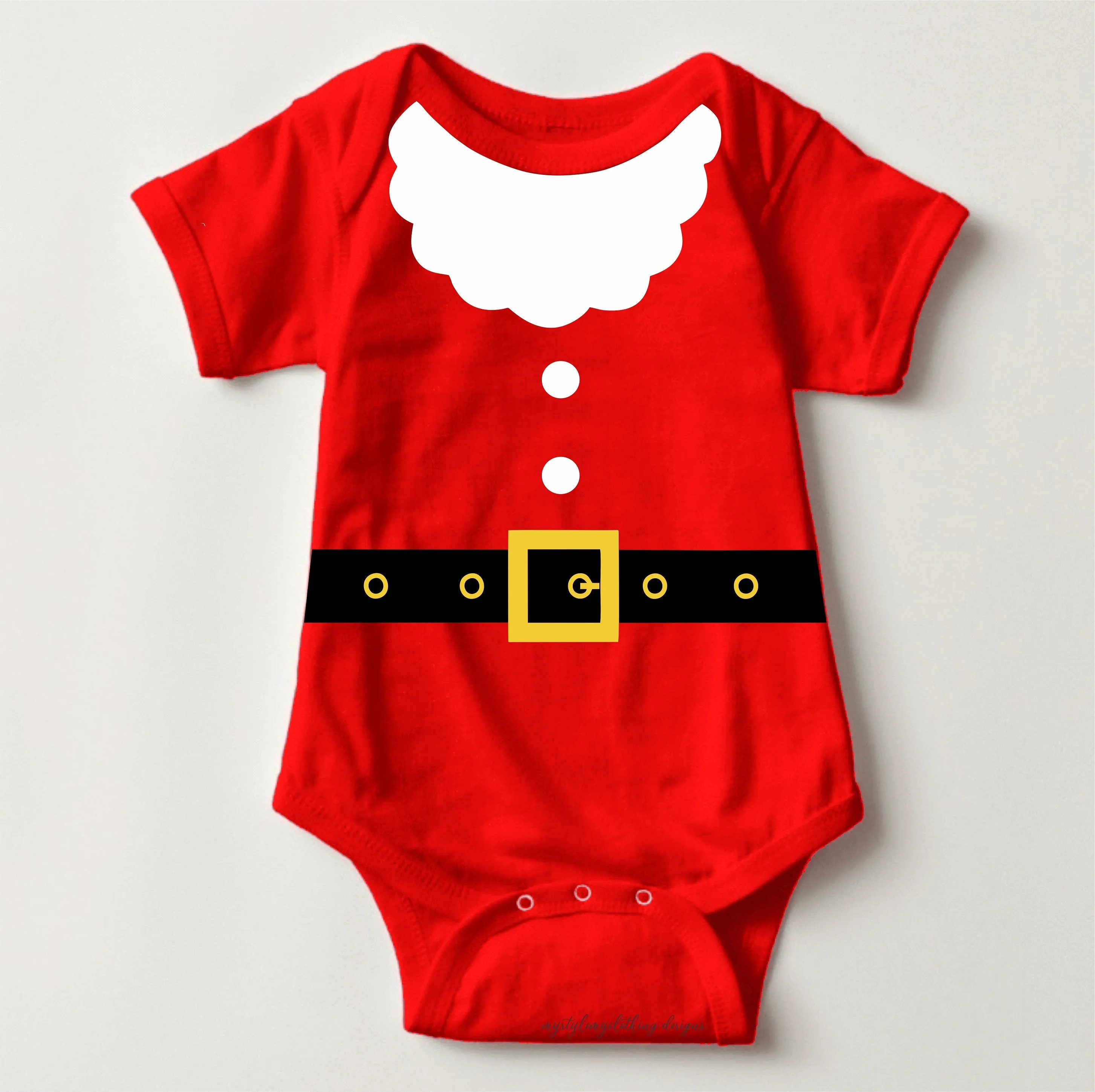 Baby Christmas Holiday Onesies - Santa