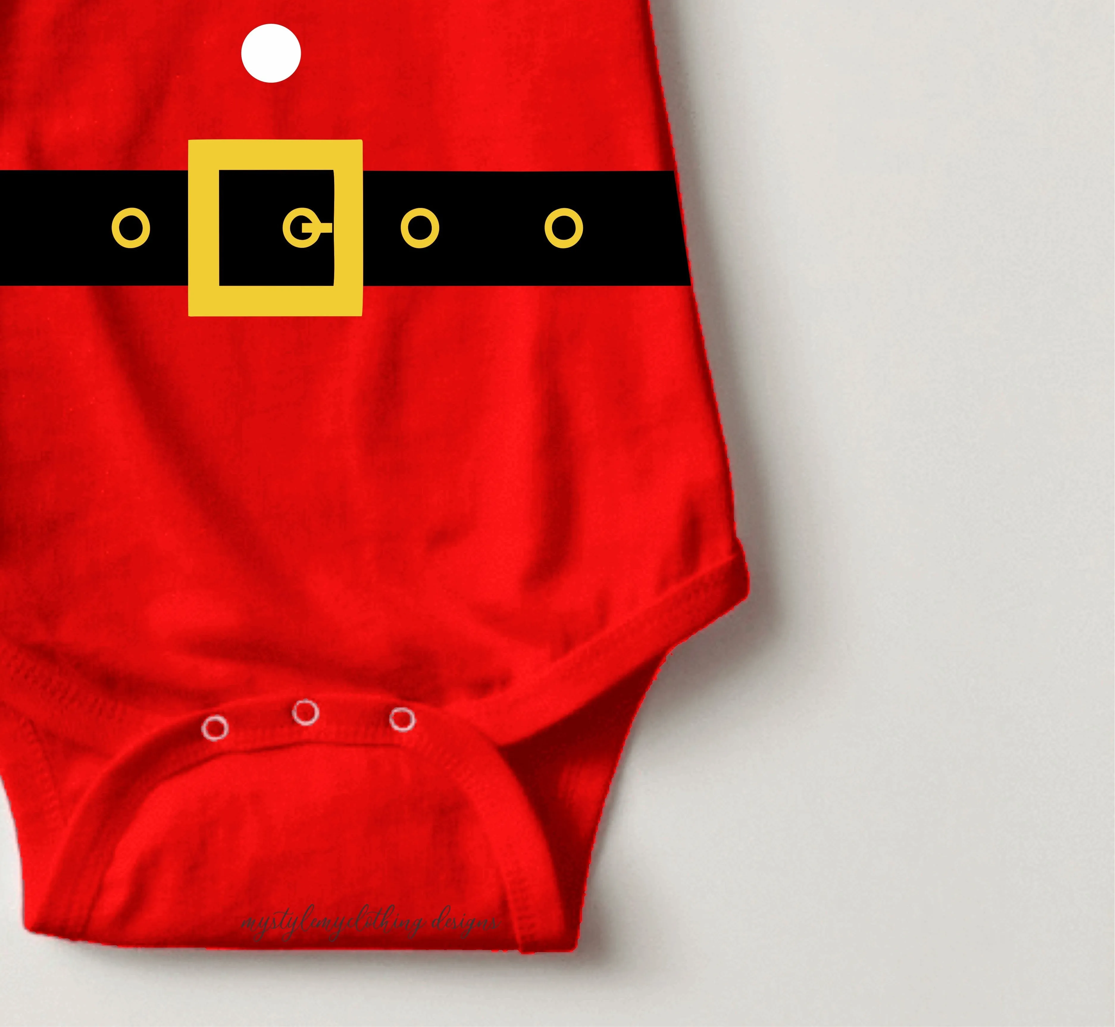 Baby Christmas Holiday Onesies - Santa