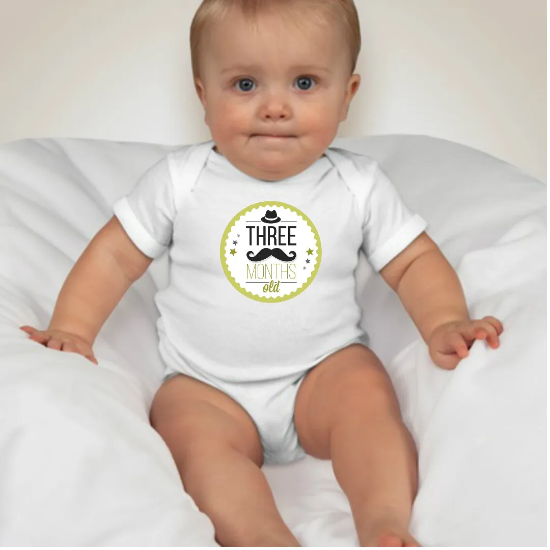 Baby Custom Monthly Onesies - Lil Man