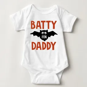 Baby Halloween  Onesies - Batty Daddy