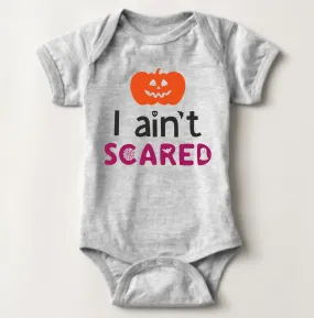 Baby Halloween  Onesies - I Aint Scared Colored
