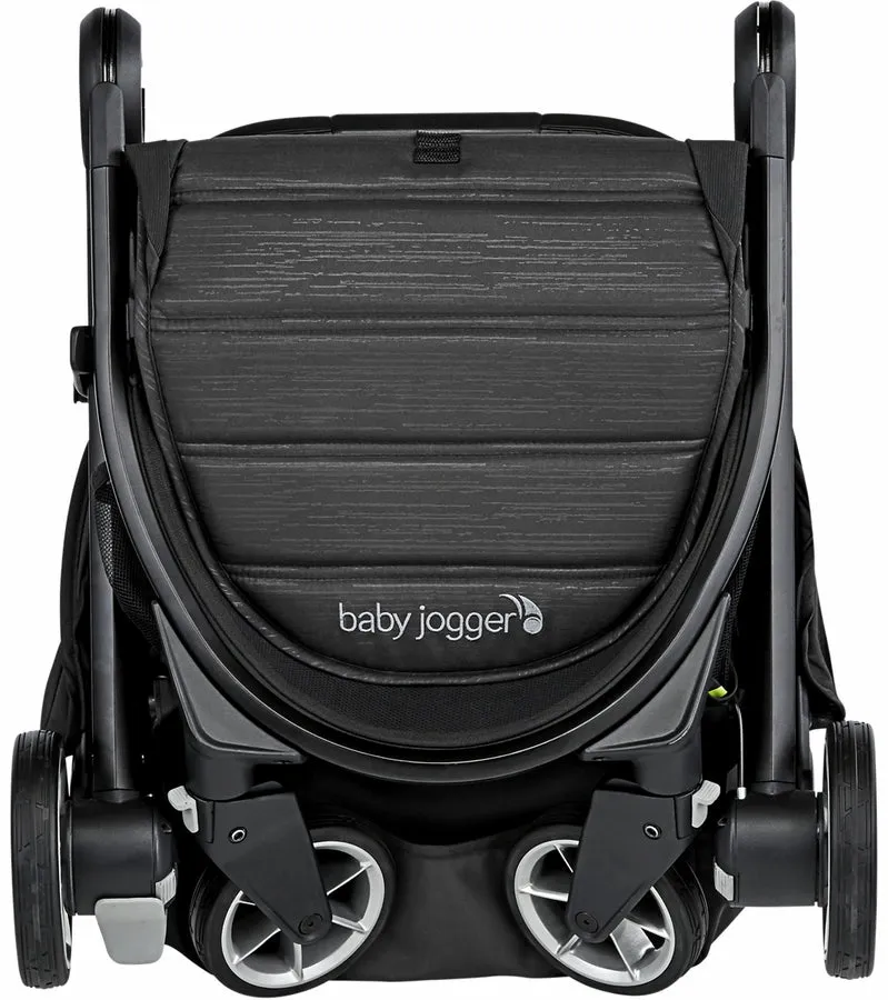 Baby Jogger City Tour 2 Ultra-Compact Travel Stroller   Belly Bar Bundle - Jet