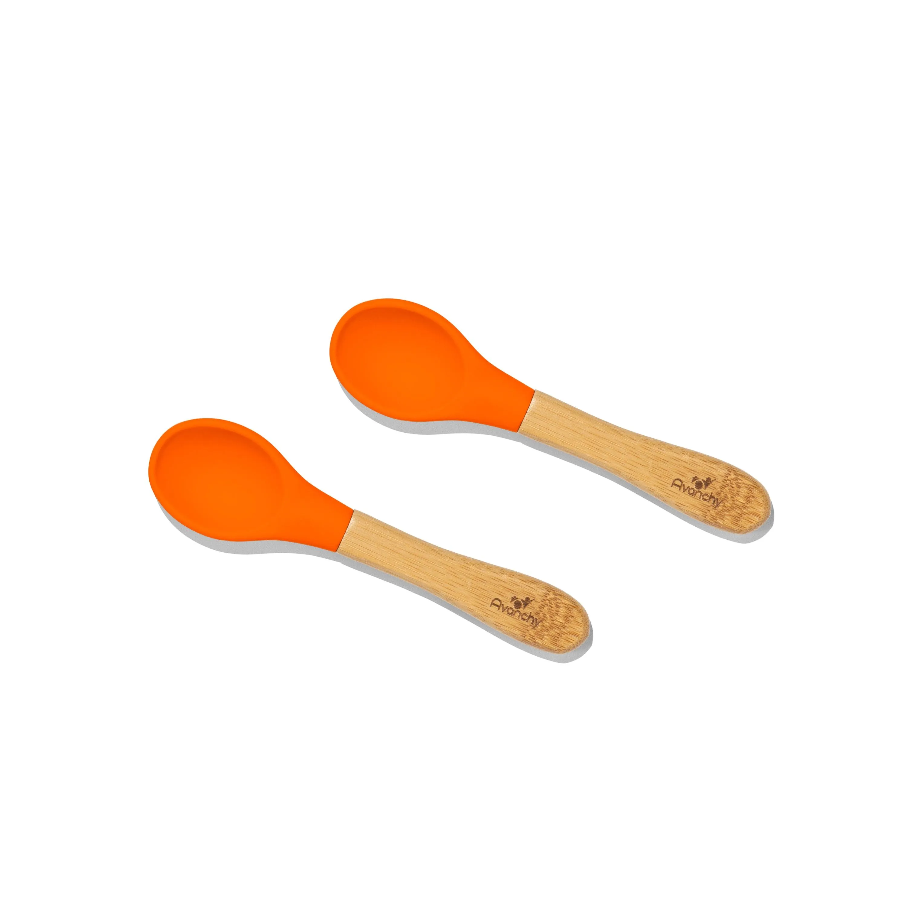 Baby Spoons Regular Scoop | Bamboo & Silicone