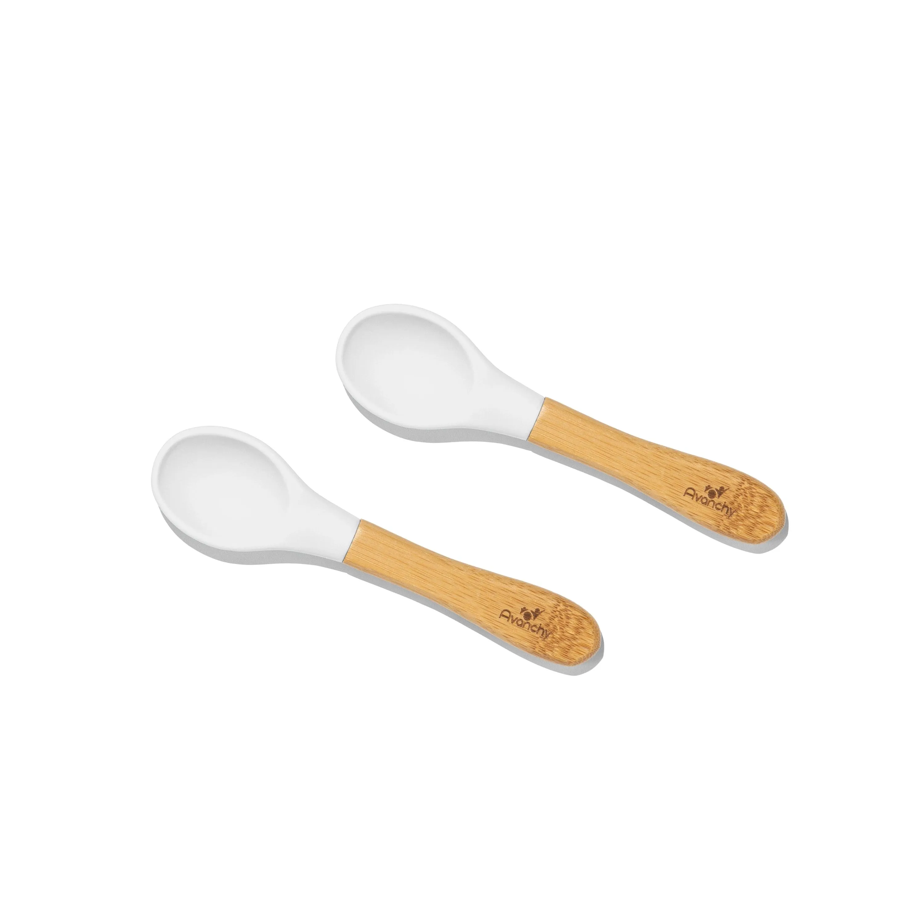 Baby Spoons Regular Scoop | Bamboo & Silicone