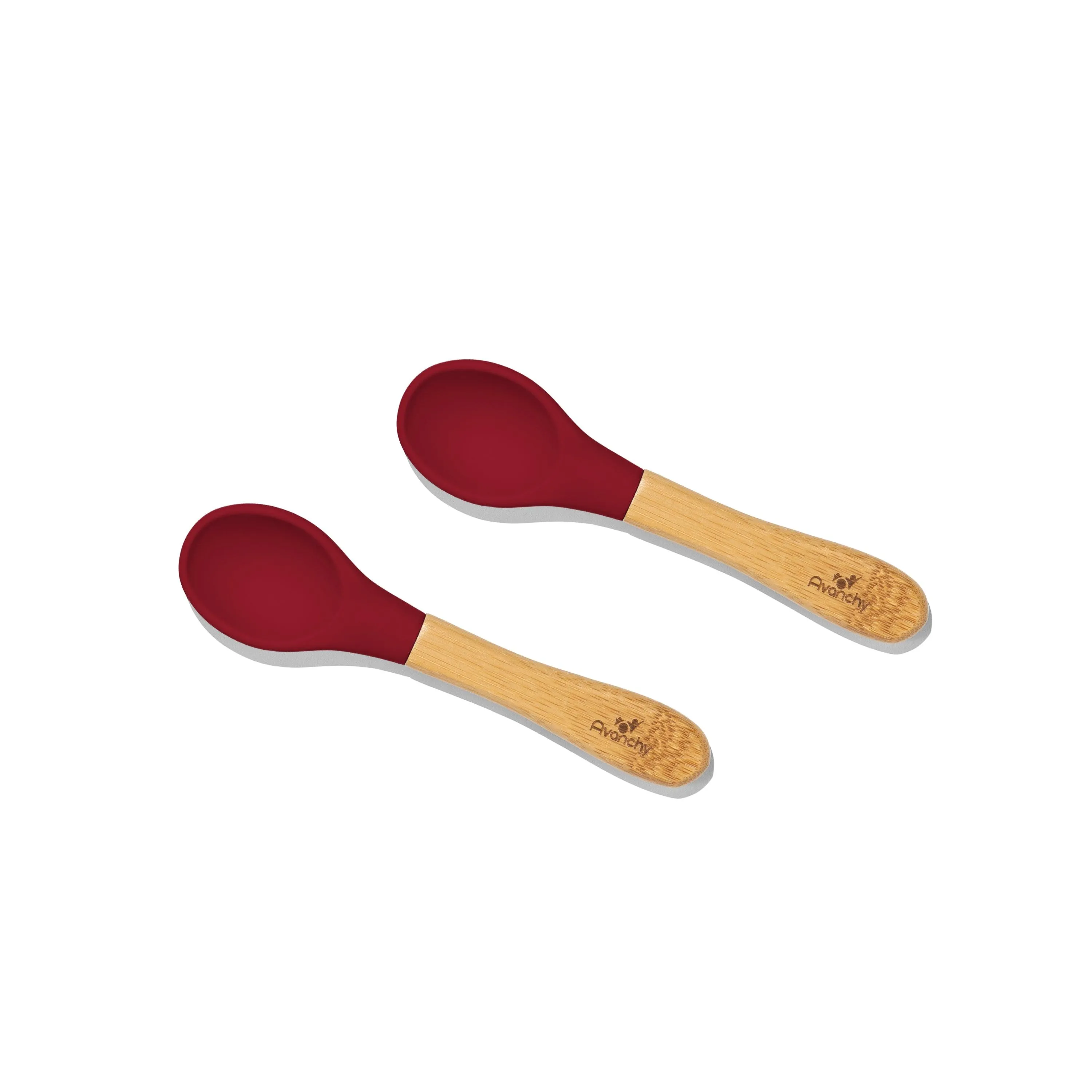 Baby Spoons Regular Scoop | Bamboo & Silicone