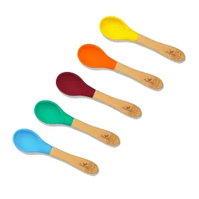 Baby Spoons Regular Scoop | Bamboo & Silicone