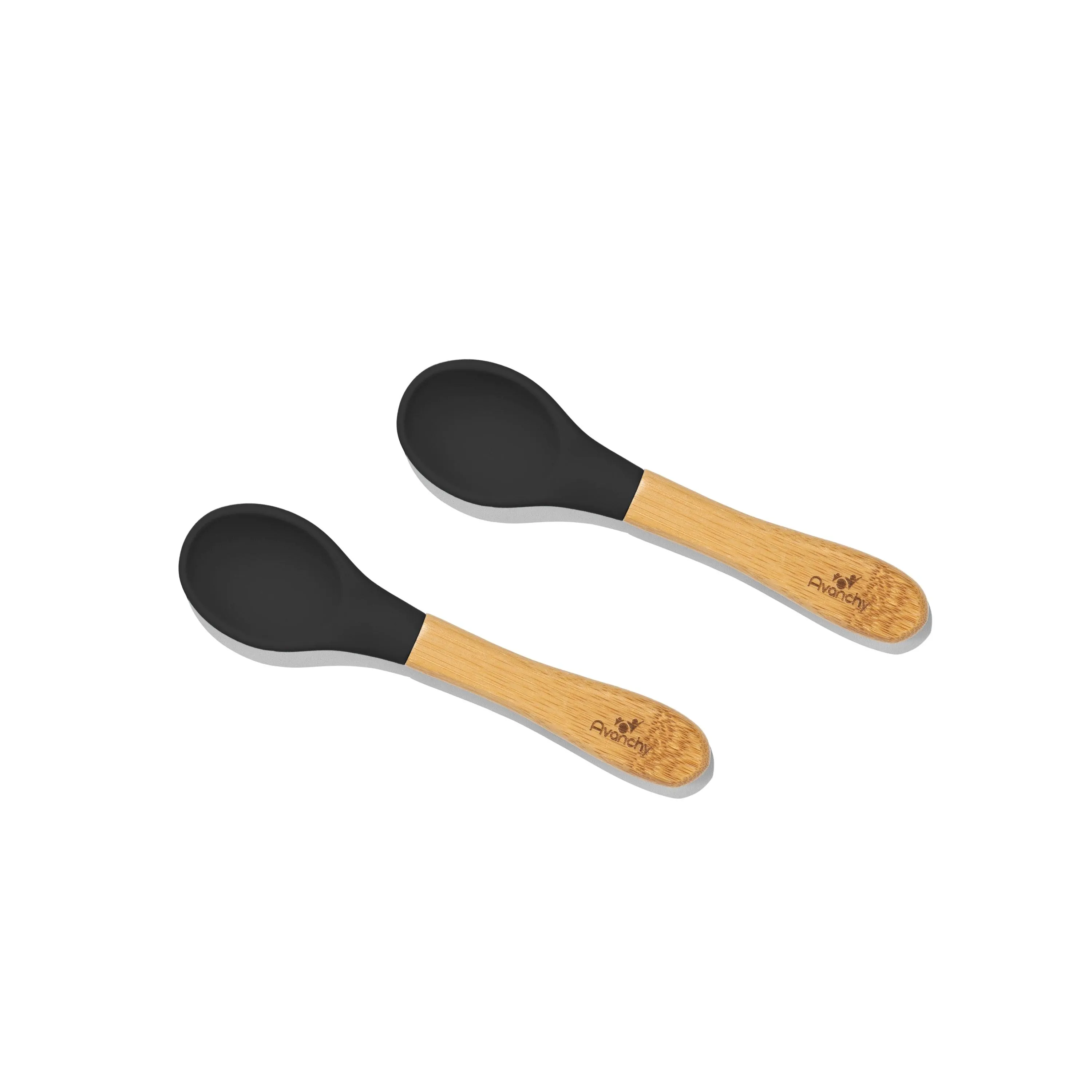 Baby Spoons Regular Scoop | Bamboo & Silicone