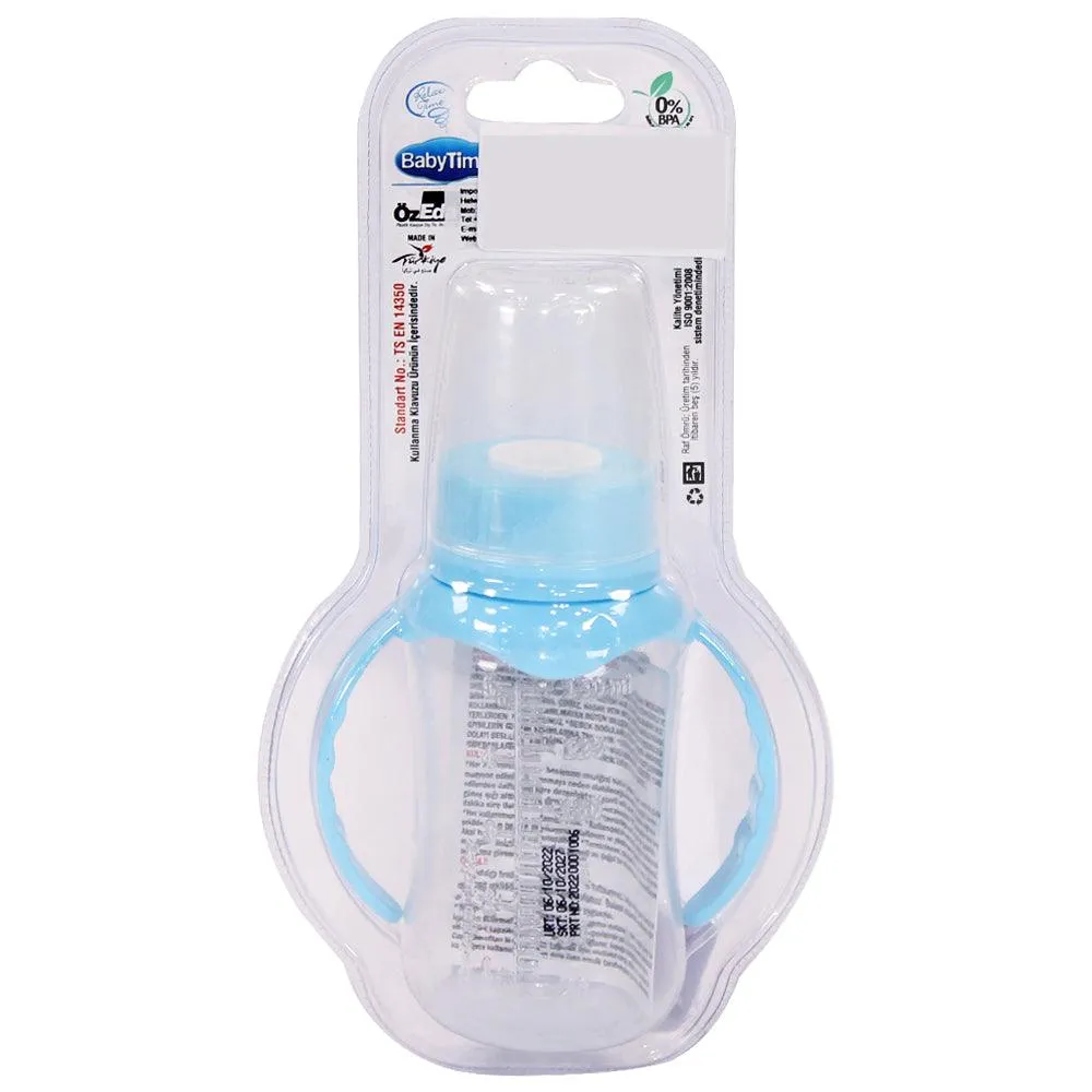Baby Time Baby Feeding Bottle With Handle 150ml
