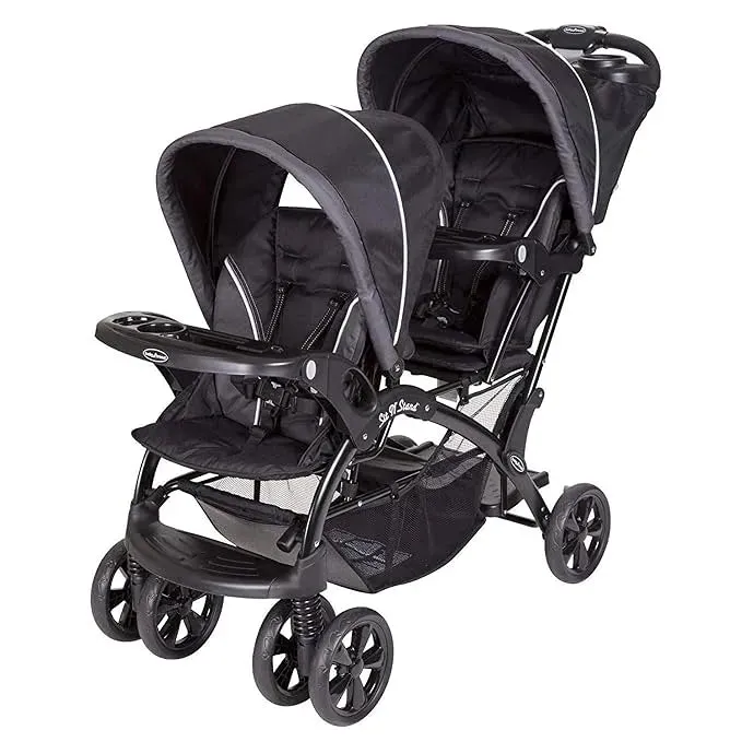 Baby Trend Sit N' Stand Double Stroller - Onyx