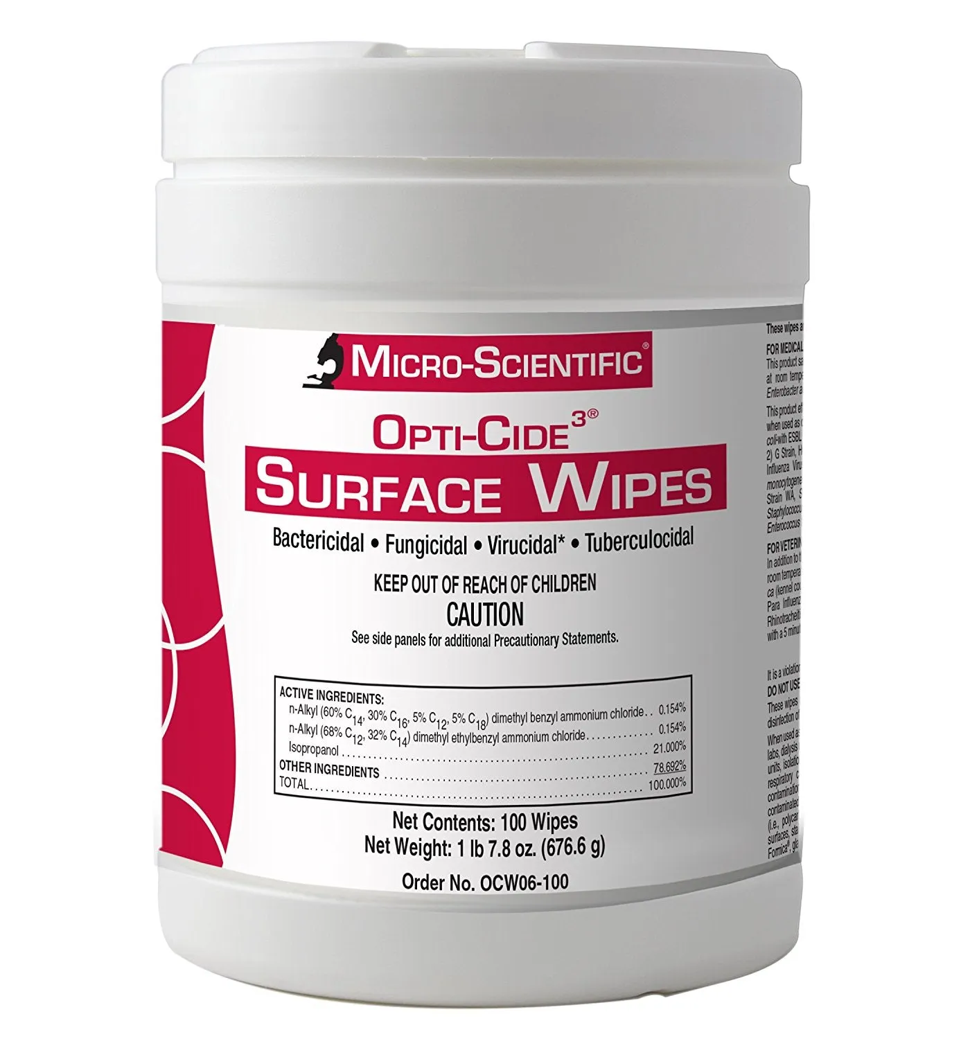 ***BACK IN STOCK***  OptiCide 3®, CHOOSE 1 Gallon, 24oz Spray Bottle or WIPES *** CAN ONLY SHIP THIS VIA UPS***