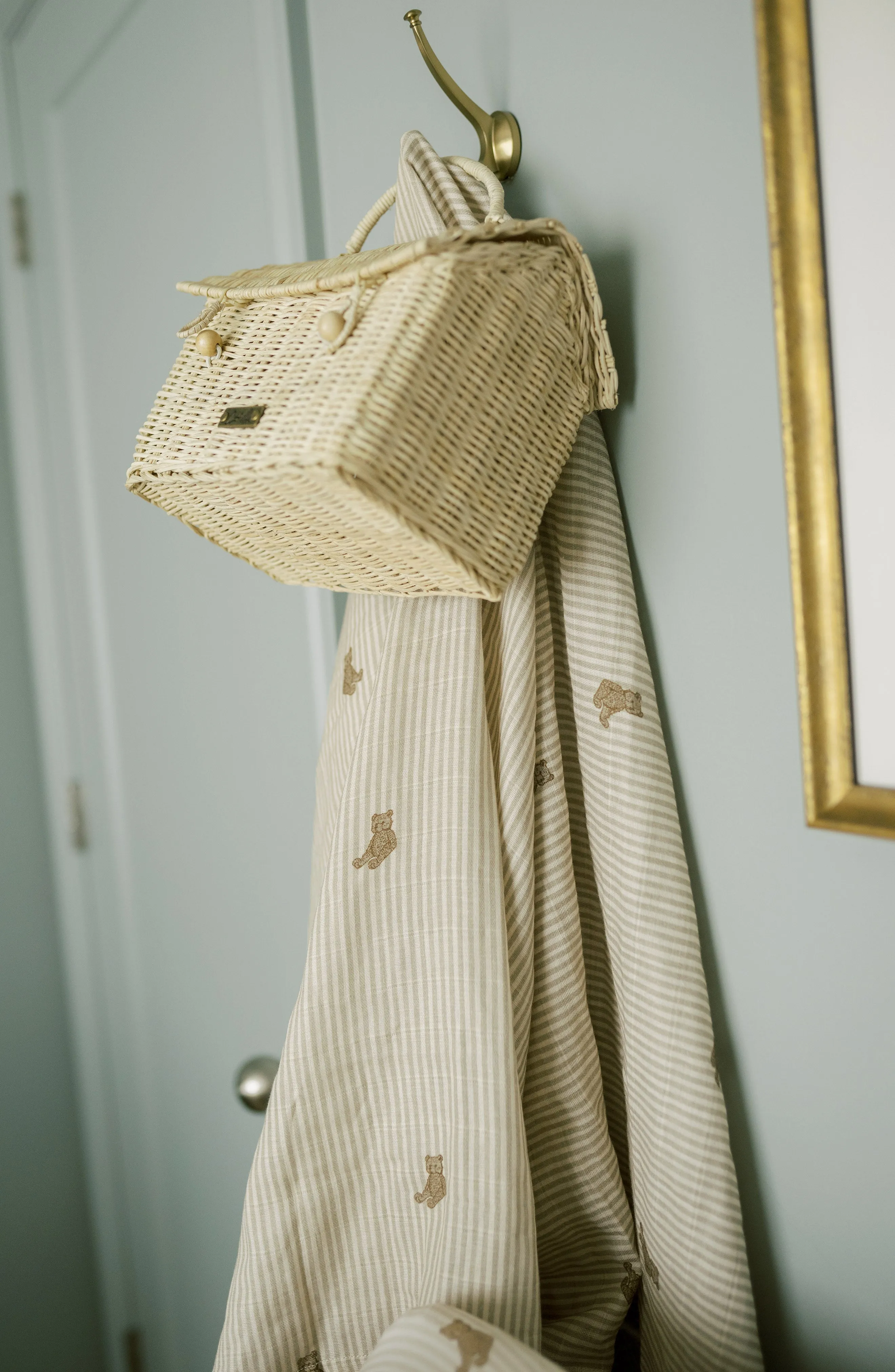 'Bear' & 'Duck' - Muslin Swaddle Blanket Set