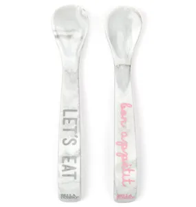 Bella Tunno Lets Eat and Bon Appetit Spoon Set