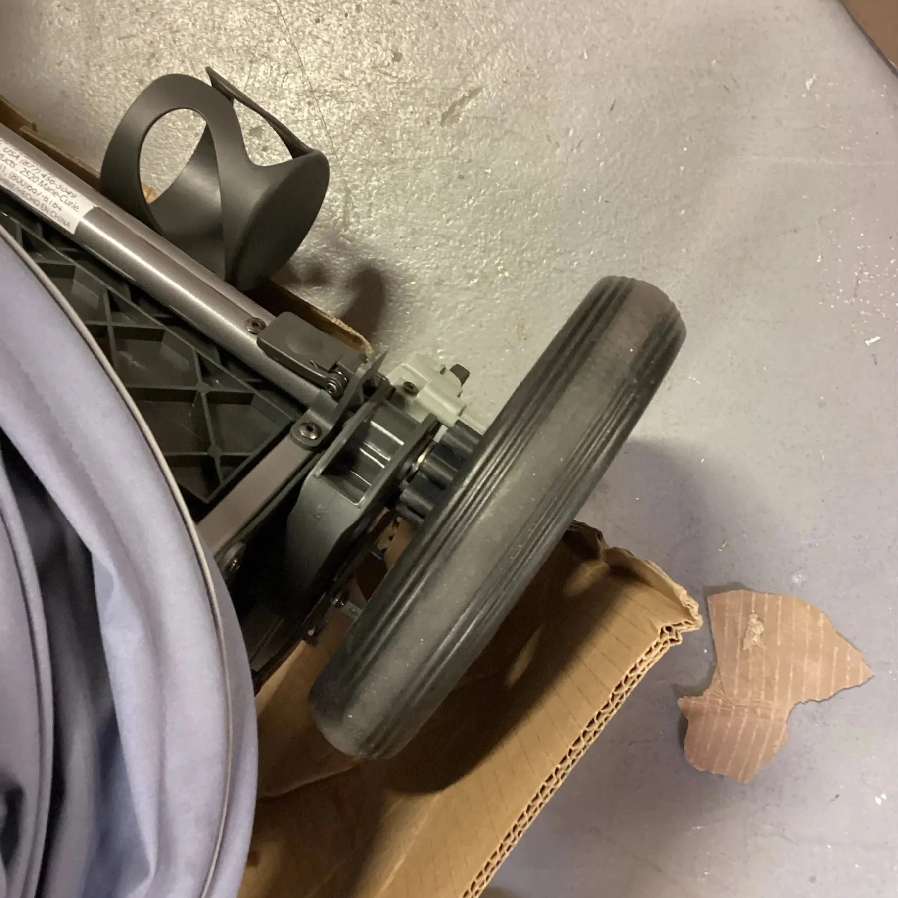 Big Caboose Triple Stroller - Slate