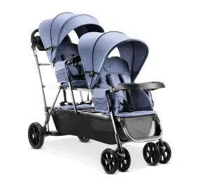Big Caboose Triple Stroller - Slate