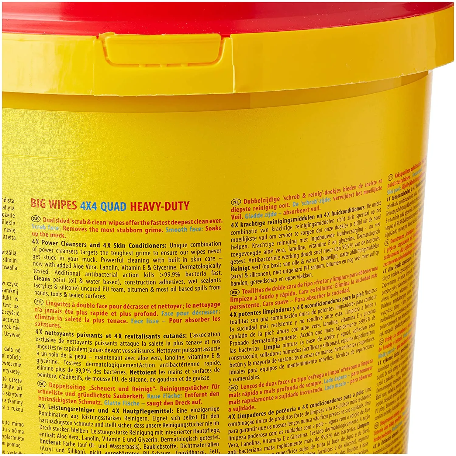 Big Wipes 4x4-inch heavy-duty wipes 240 pack   Anti-bacterial power spray 1L