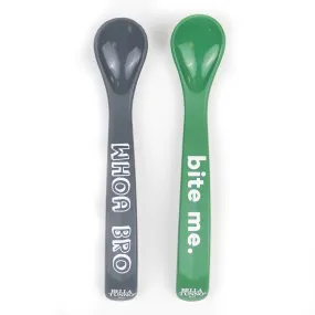 Bite Me/Whoa Bro Spoon Set