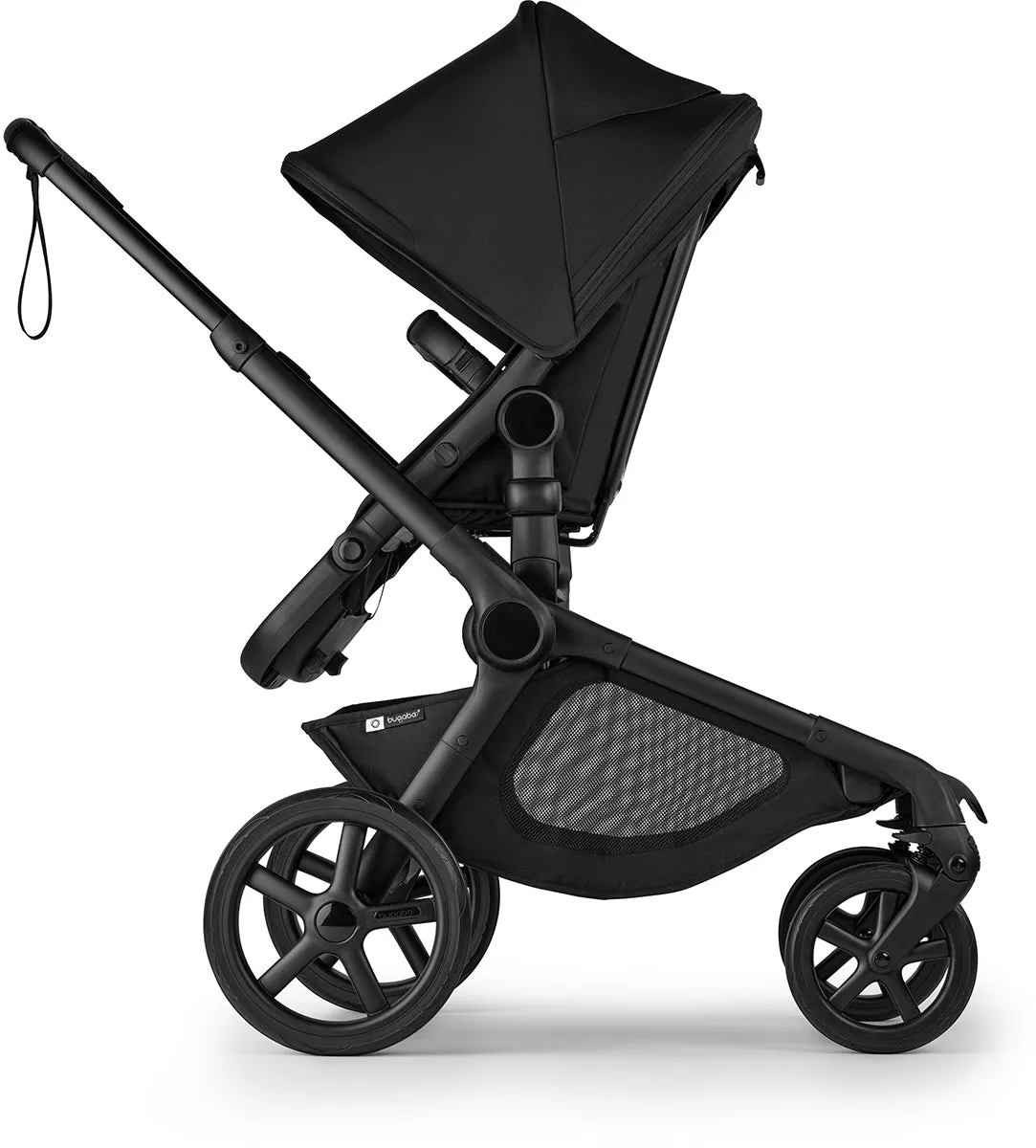 Bugaboo Kangaroo Complete Single-to-Double Stroller - Black / Midnight Black / Midnight Black
